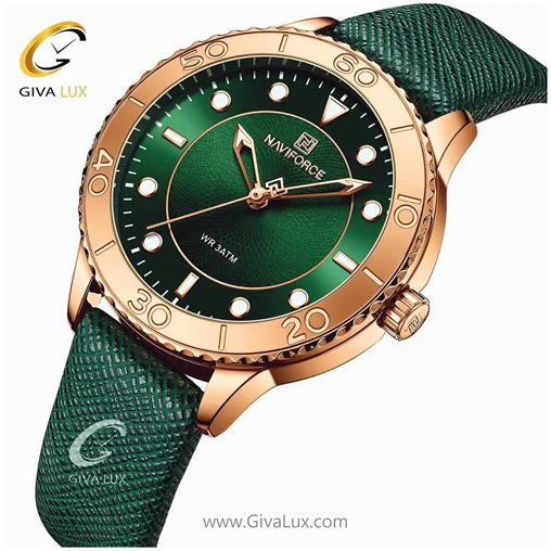 ساعت مچی زنانه بند چرمی ناوی فورس مدل NF5020 5020 (7).jpg